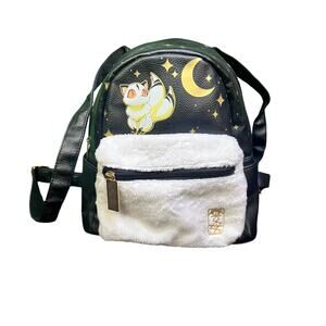Black And White Inuyasha Mini Backpack Cat Kirara Coin Purse Anime Manga